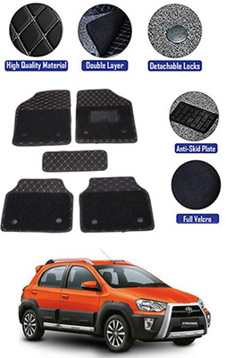MATIES PVC 7D Mat For  Kia Etios Cross(Black)