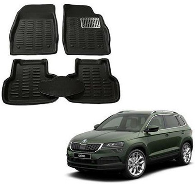 SLSHILPA Plastic 3D Mat For  Skoda Karoq(Black)