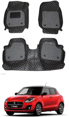 onefit enterprises Leatherite 7D Mat For  Maruti Suzuki New Swift(Black)