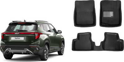 Autorepute Leather 5D Mat For  Kia Seltos(Black)