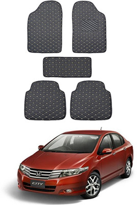MATIES Leatherite Standard Mat For  Universal For Car(Black)