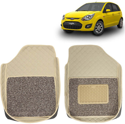 Kingsway Leatherite 7D Mat For  Ford Figo(Beige)