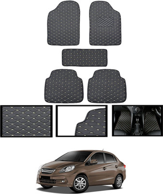 MATIES Leatherite Standard Mat For  Honda Amaze(Black)