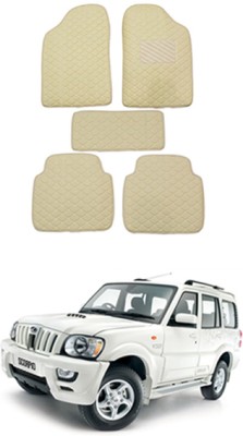 MATIES Leatherite Standard Mat For  Mahindra Scorpio(Beige)