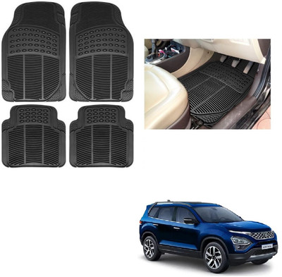 ROSHNEER ENTERPRISES Rubber Standard Mat For  Tata Safari(Black)