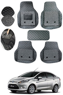 SLSHILPA Leather 7D Mat For  Ford Fiesta(Black)