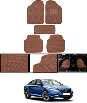AYW Leatherite Standard Mat For  Nissan Superb(Orange)