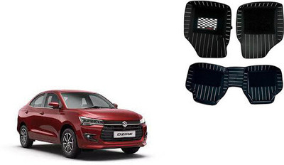 Autorepute Leather 9D Mat For  Maruti Suzuki New Dzire(Black)
