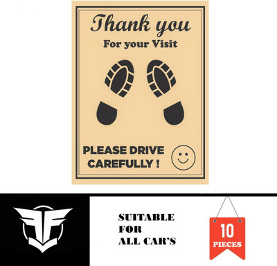 Fit Fly Paper Disposable Paper Mat For  Universal For Car(Brown)