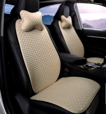 Nasmodo Fabric Standard Mat For  Universal For Car(Beige)