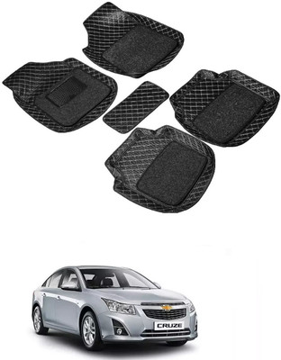 Autocom Leatherite 7D Mat For  Chevrolet Cruze(Black)