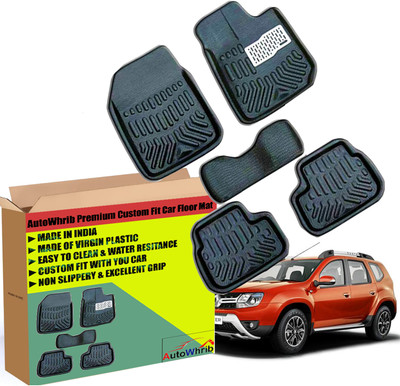 Autowhrib Plastic 3D Mat For  Renault Duster(Black)