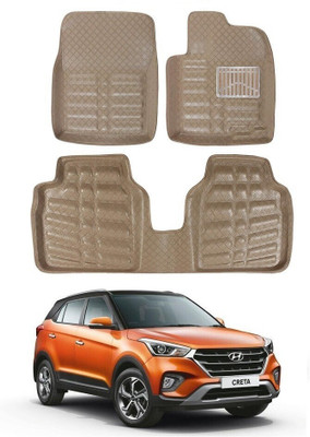 arneja trading company Polyutherine 3D Mat For  Hyundai Creta(Beige)