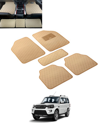 MSNP Leatherite Standard Mat For  Scorpio(Beige)