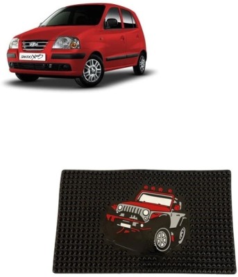 arneja trading company Rubber Standard Mat For  Hyundai Santro Xing(Black)