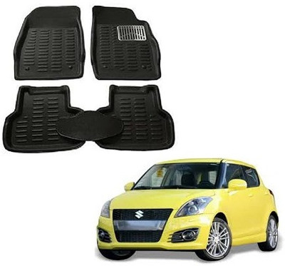 KBTR PVC 3D Mat For  Maruti Suzuki Swift(Black)