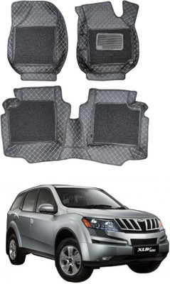 Autoxygen Leatherite 7D Mat For  Mahindra XUV 500(Black)