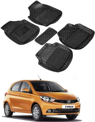 ARNEJA Leatherite 7D Mat For  Tata Tiago(Black)