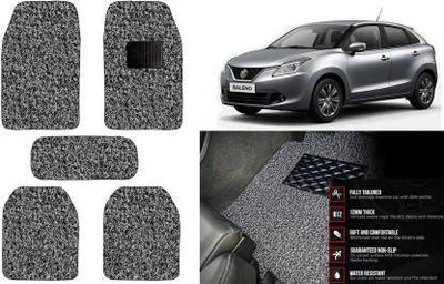 FINCOSTA Rubber, PVC Standard Mat For  Maruti Baleno(Grey, Black)