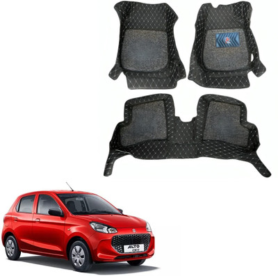 AUTO FUTURE Fabric 7D Mat For  Maruti Suzuki Alto(Black, Gold)