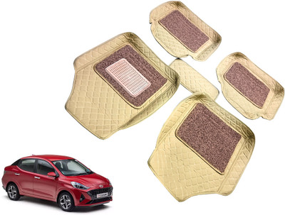 AUTO PEARL Leatherite 7D Mat For  Hyundai Aura(Beige)