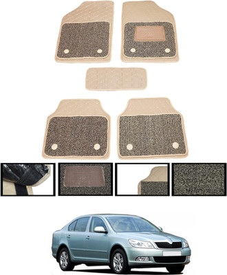 MSNP Leatherite 7D Mat For  Skoda Laura(Beige)
