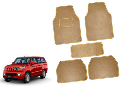 AUTO PEARL Polyester Standard Mat For  Hyundai TUV 300(Beige)