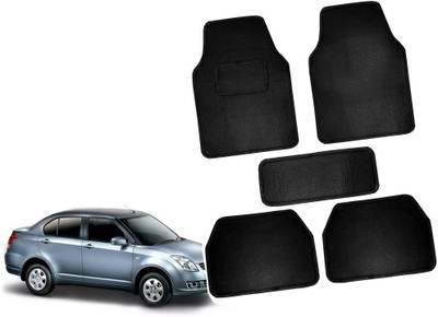 AUTO PEARL Polyester Standard Mat For  Maruti New Dzire(Black)