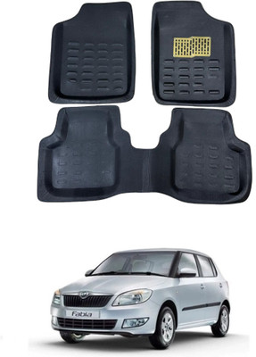Arnejaa Polyutherine 3D Mat For  Skoda Fabia(Black)