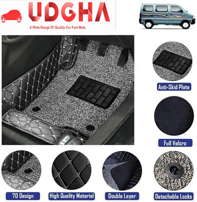 UDGHA Leatherite 7D Mat For  Maruti Suzuki Eeco(Black)