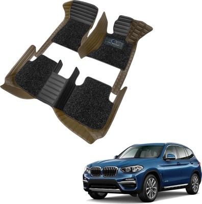 AutoFurnish Leatherite 9D Mat For  BMW X3(Black, Maroon)