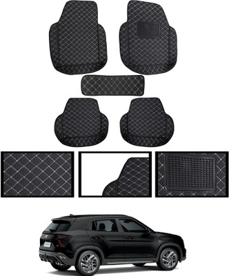 AYW Leatherite 7D Mat For  Hyundai Universal For Car(Black)