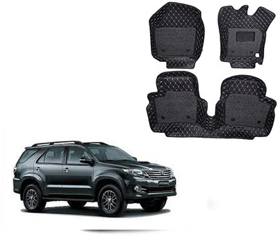 Autorepute Leather 7D Mat For  Toyota Fortuner Old(Black)