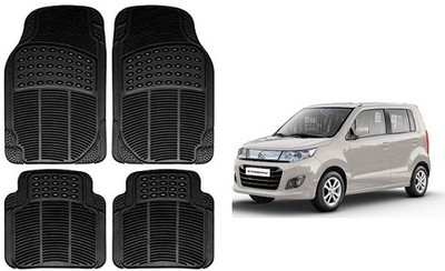 SLSHILPA Rubber Standard Mat For  Maruti Suzuki WagonR Stingray(Black)