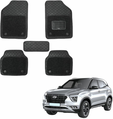 TOFIT ENTERPRISE Leatherite 7D Mat For  Hyundai Universal For Car(Black)