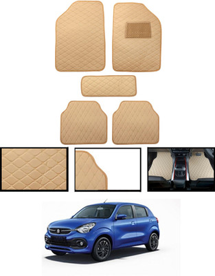 MATIES Leatherite Standard Mat For  Maruti Suzuki Celerio(Beige)