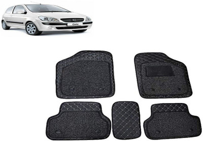 KUNTAIL ENTERPRISES Leather 7D Mat For  Hyundai Getz(Black)