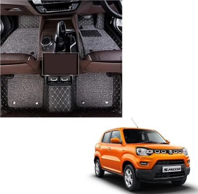 Welvis Leatherite 7D Mat For  Maruti Suzuki, Maruti S-Presso(Black, Grey)