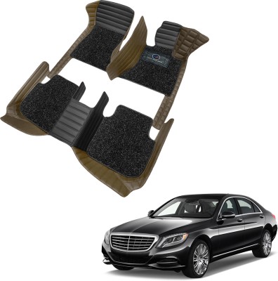 AutoFurnish Leatherite 9D Mat For  Mercedes Benz S500(Black, Maroon)