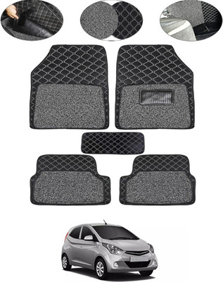 MSNP Leatherite 7D Mat For  Hyundai Eon(Black)