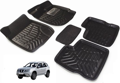 Auto Hub PVC 3D Mat For  Nissan Terrano(Black)