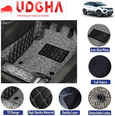 UDGHA Leatherite 7D Mat For  Tata Nexon(Black)