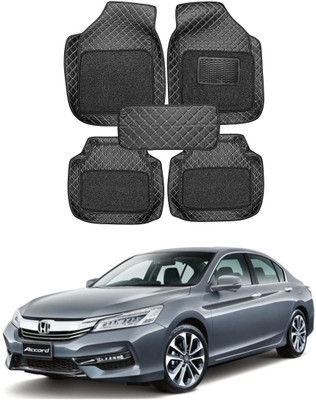 arneja trading company Leatherite 7D Mat For  Honda Accord(Black)