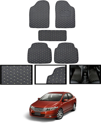 MSNP Leatherite Standard Mat For  Honda Universal For Car(Black)