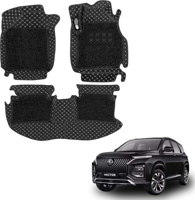 COSMOGEAR Leatherite 7D Mat For  MG Hector(Black)