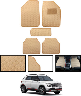 CCMM Leatherite Standard Mat For  Hyundai Universal For Car(Beige)