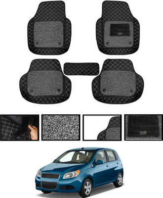 MSNP Leatherite 7D Mat For  Chevrolet Aveo(Black)