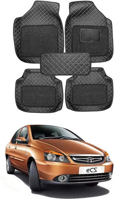 arneja trading company Leatherite 7D Mat For  Tata Indigo eCS(Black)
