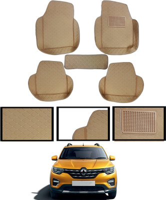 ABJD Leatherite 7D Mat For  Renault Universal For Car(Beige)