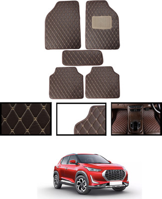 MSNP Leatherite Standard Mat For  Nissan Magnite(Brown)